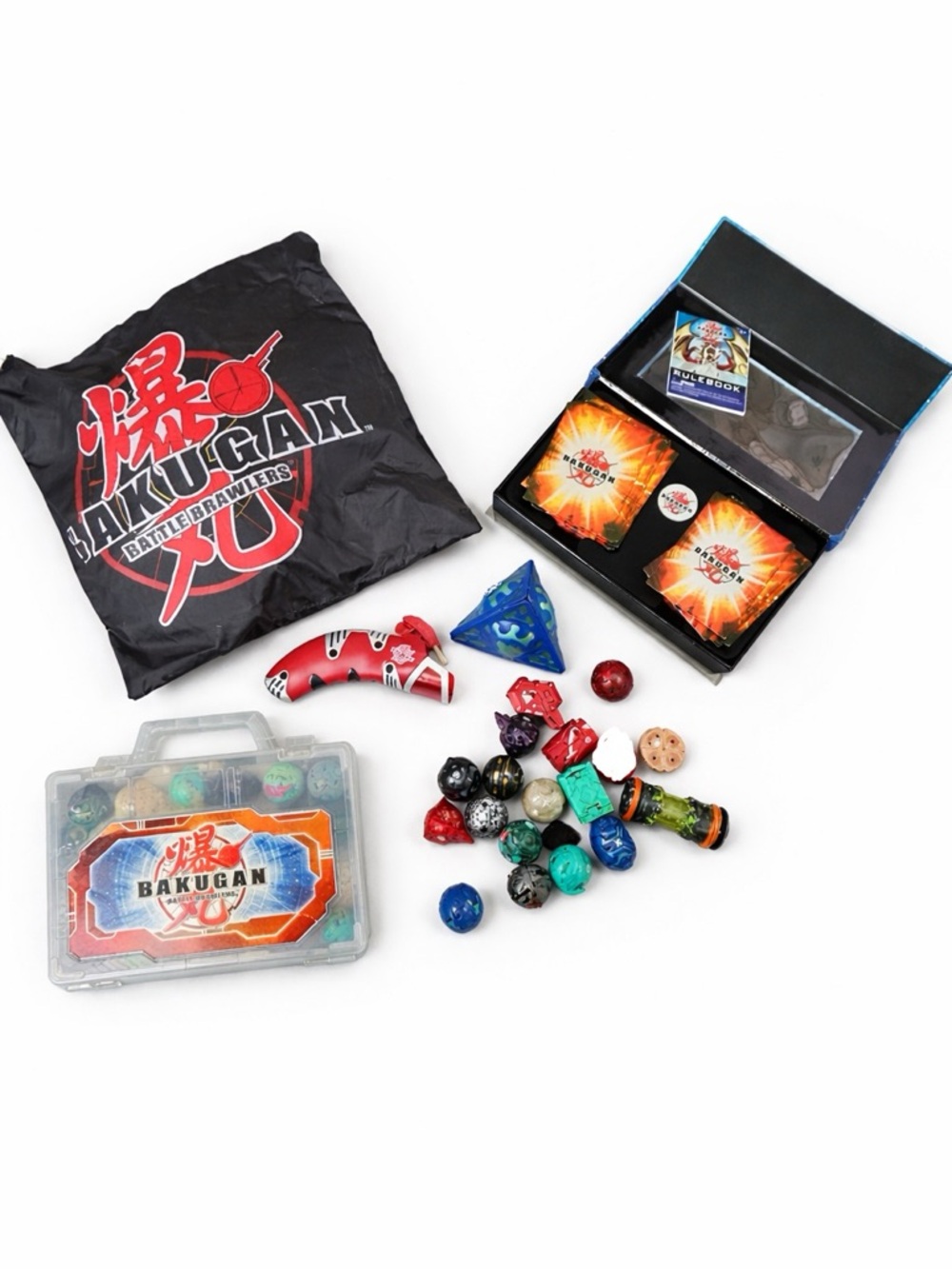 Bakugan Battle Brawlers Lot Arena Cards Case Balls Bundle
